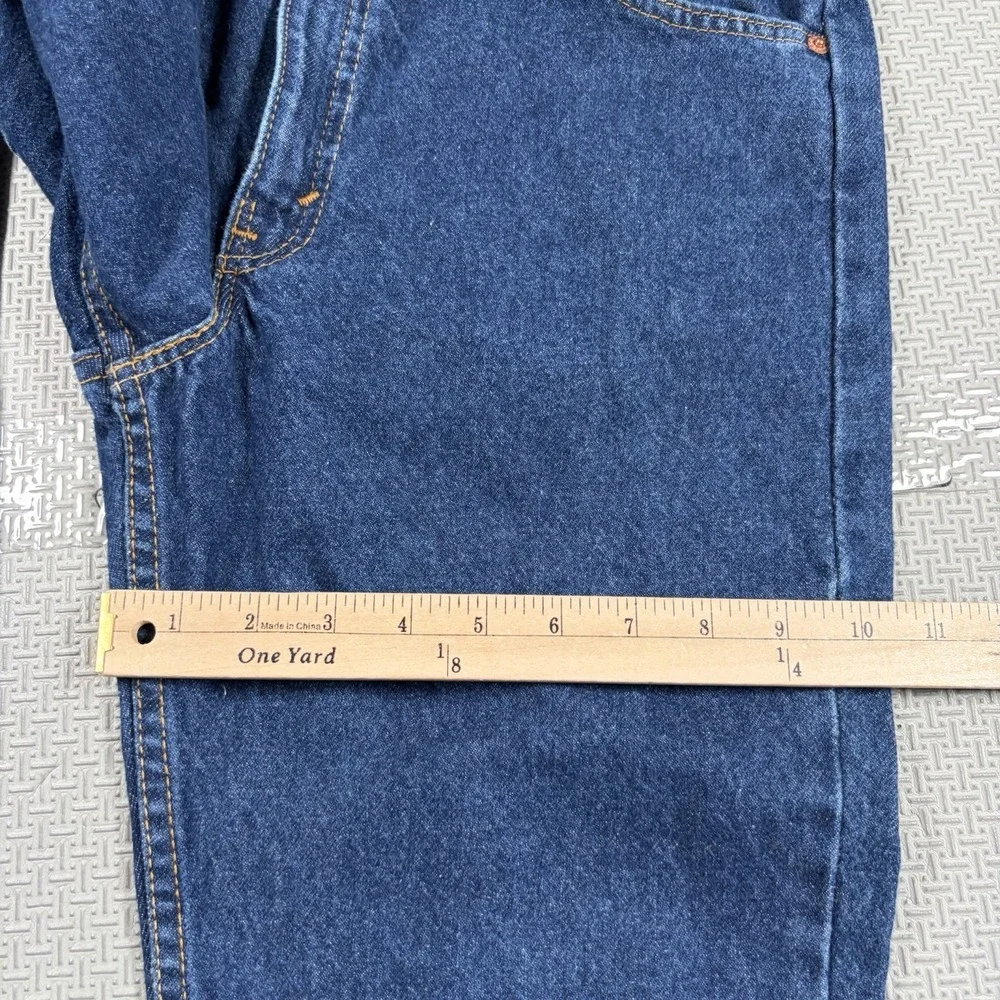 Vintage Levi 517 Jeans Mens 33(32)x36 Blue Orange Tab 90s Bootcut USA Made